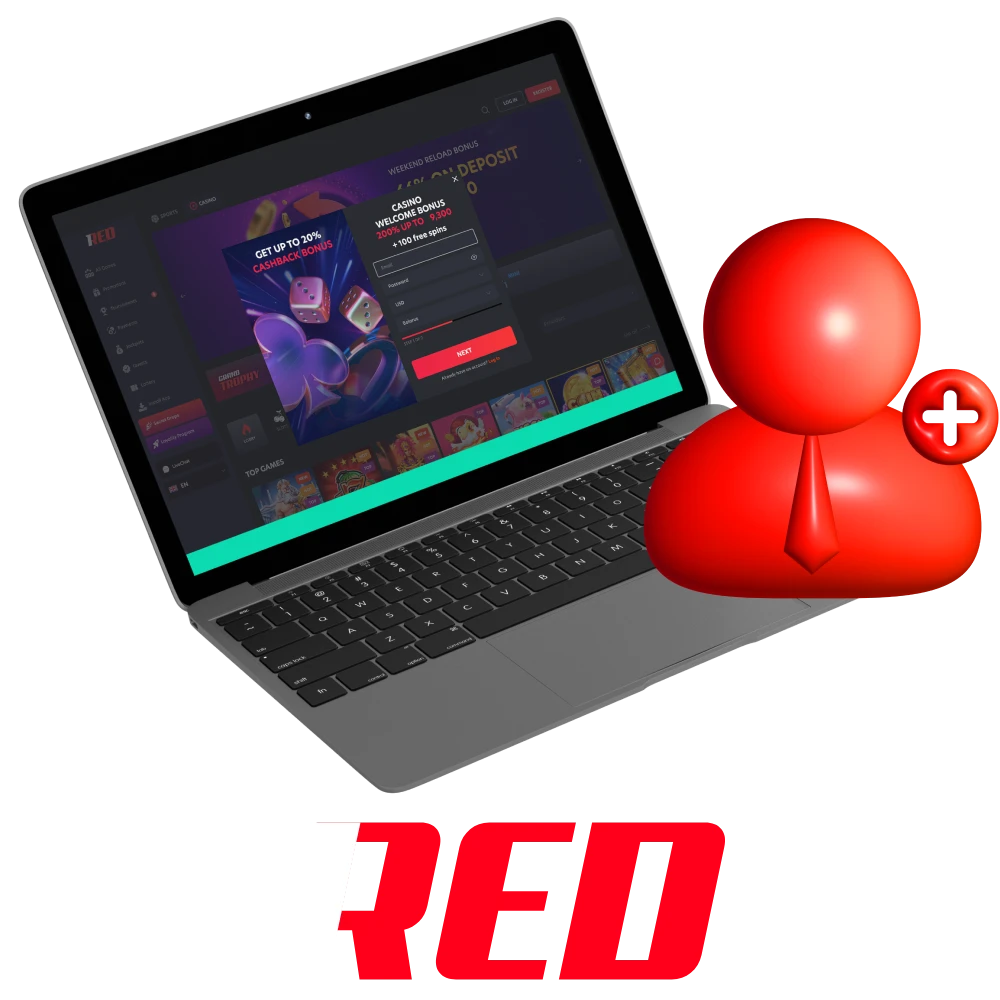 Register and you will discover the real world of gaming at 1Red Casino.