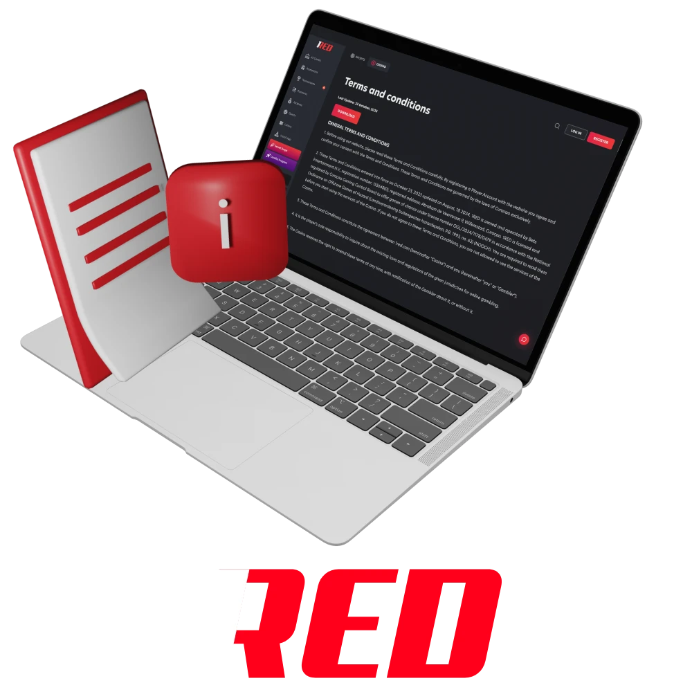 The rules for using 1Red Casino help you avoid fraud as well as protect information.